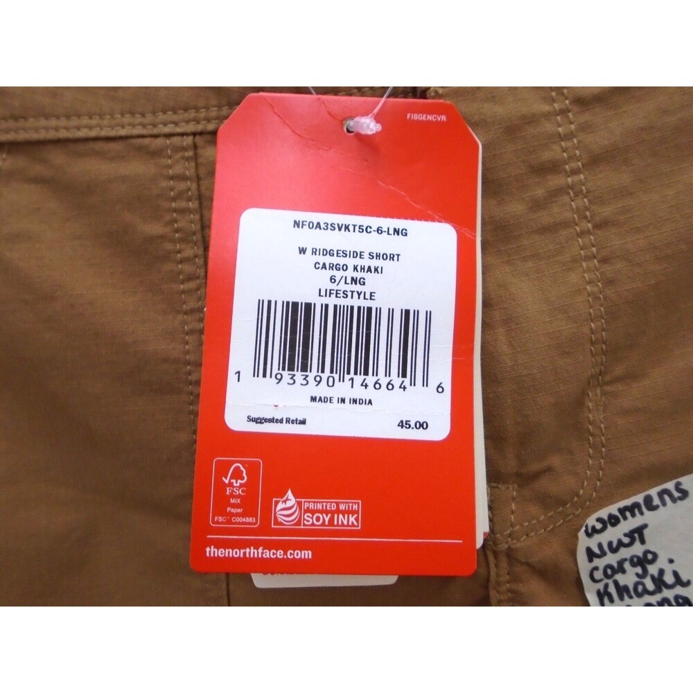 THE NORTH FACE Women's Riverside Lifestyle Hiking Standard Fit Shorts Size 6 - Picture 6 of 9